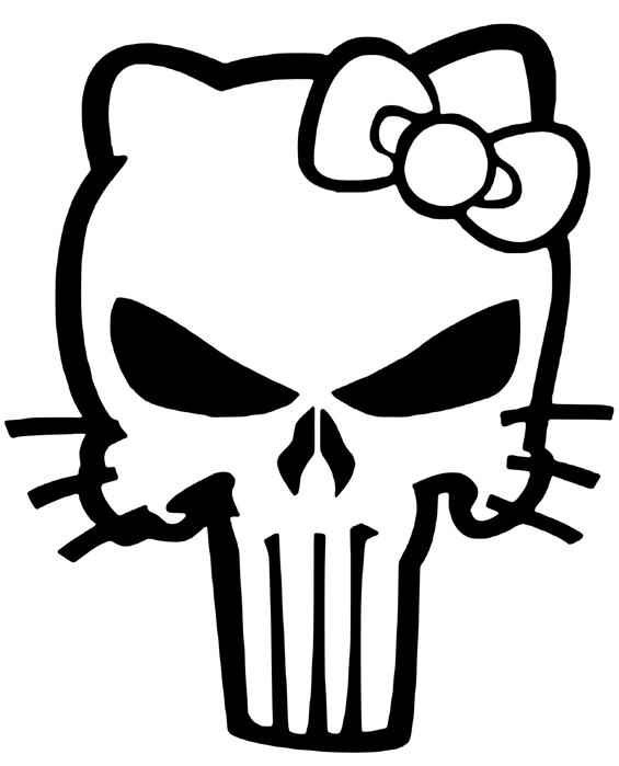 4" Hello Kitty Vinyl Decal